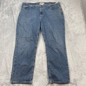 Tommy Hilfiger Straight Leg Jeans Women's Size 24R Blue Wash Denim Mid Rise